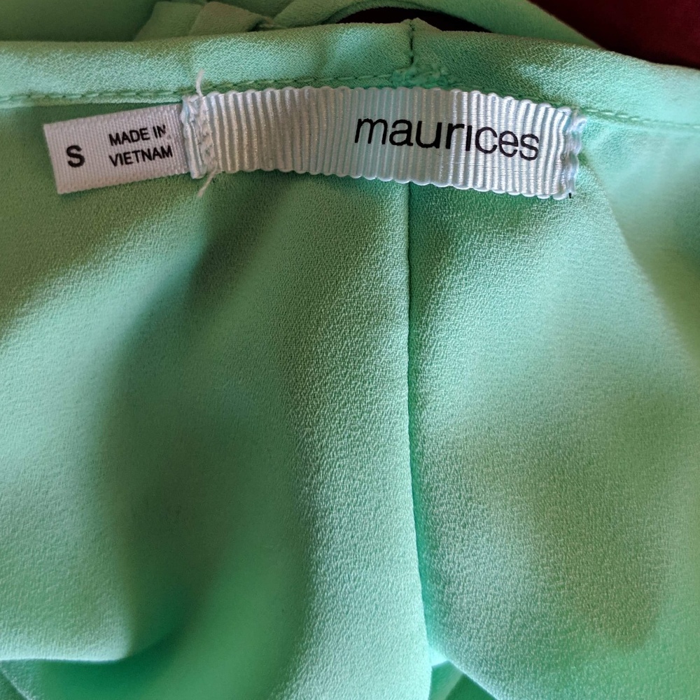 Maurices Ruffle Front & Drape Back Chifon Tank - Picture 4 of 4